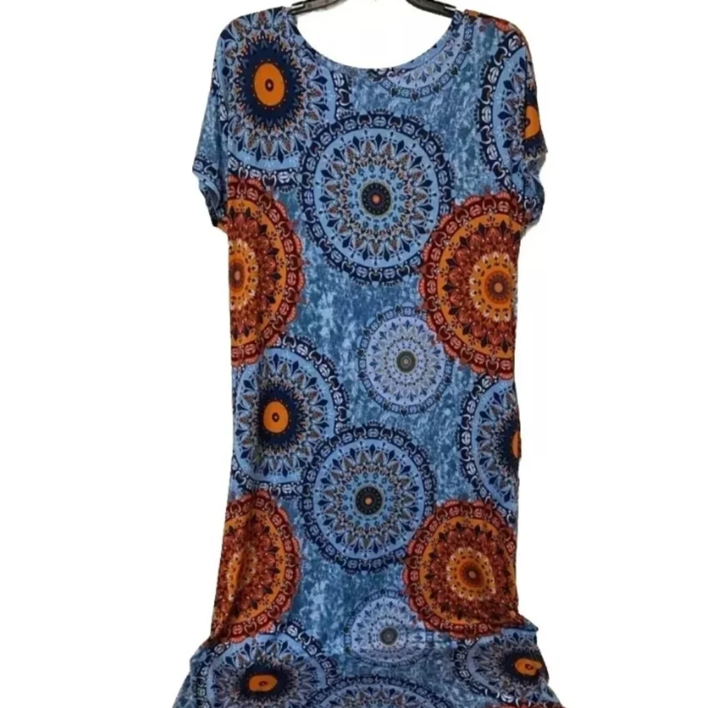 Nwt Grecerelle Bohemian Full Length Dress Large - Picture 2 of 5